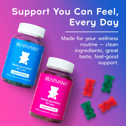 Two‑Pack Bear‑Shaped Vegan Gummies