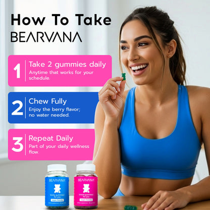 Two‑Pack Bear‑Shaped Vegan Gummies