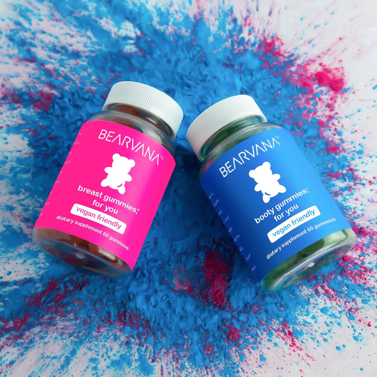 Two‑Pack Bear‑Shaped Vegan Gummies