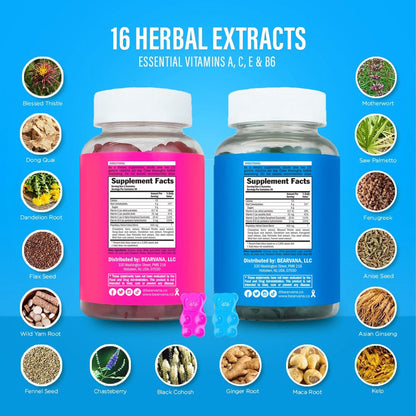 Two‑Pack Bear‑Shaped Vegan Gummies