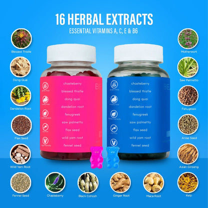Two‑Pack Bear‑Shaped Vegan Gummies